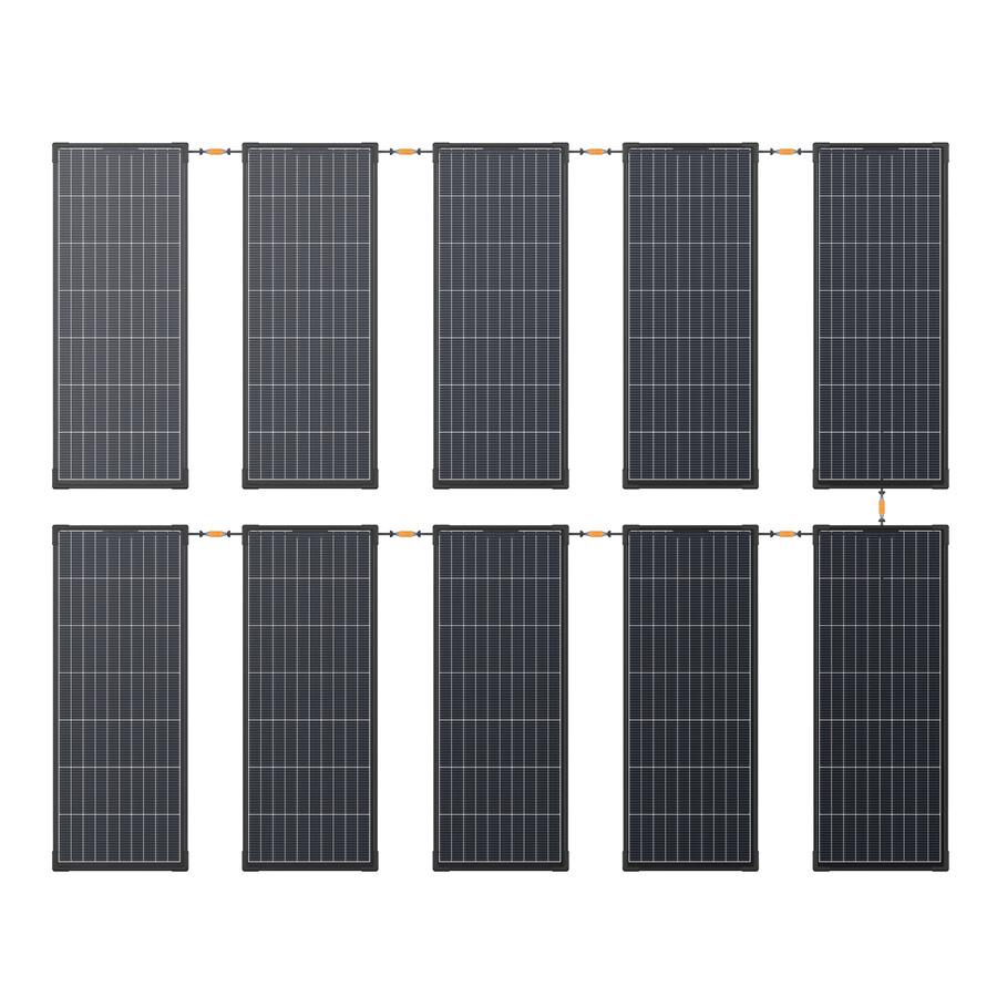 panel solar rígido ecoflow 130w rvmax