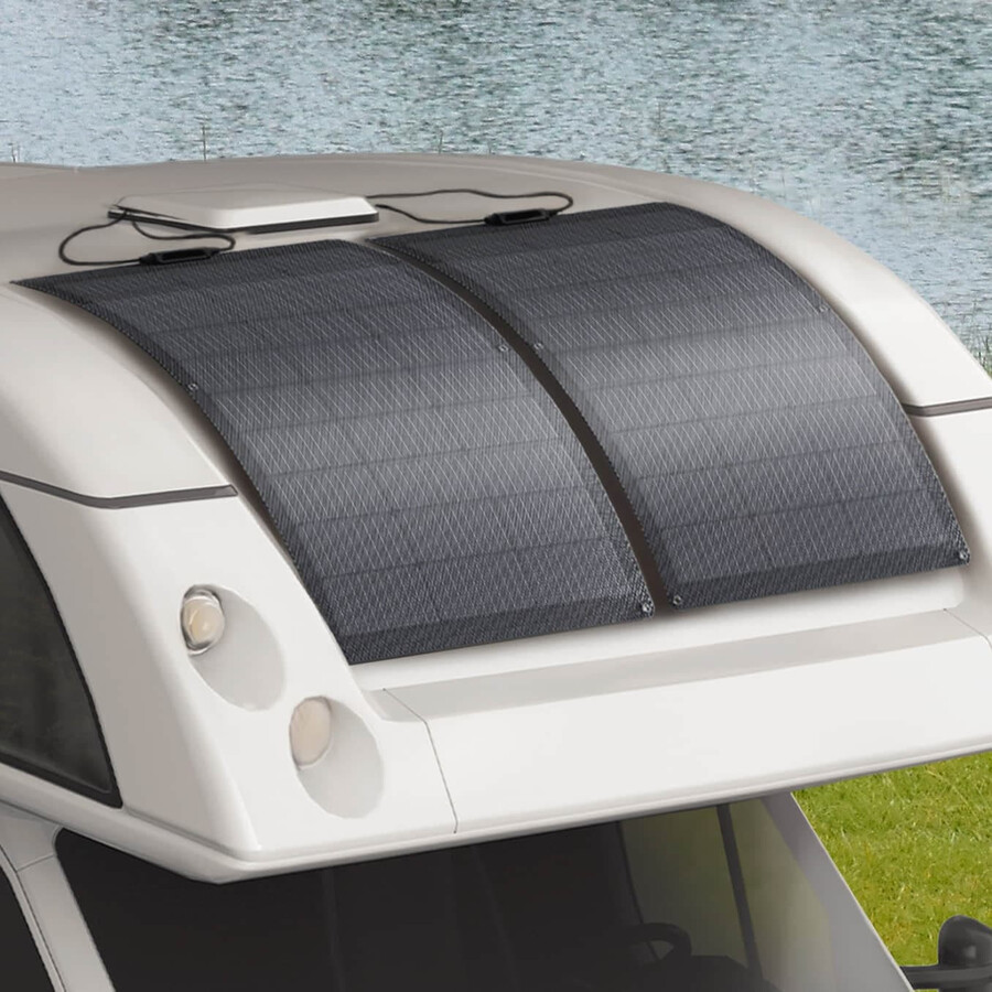 panel solar flexible ecoflow de 100 w