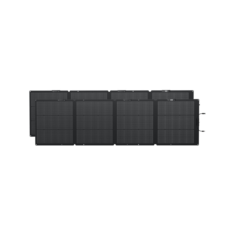 paquete de paneles solares portátiles bifaciales ecoflow nextgen de 220 w
