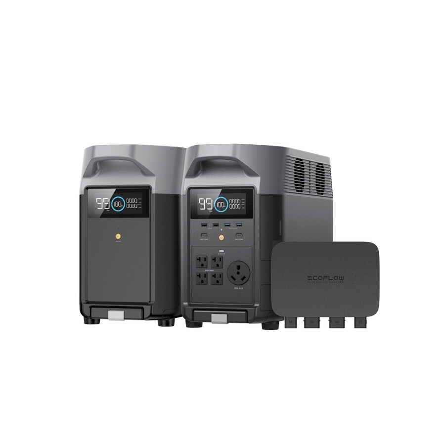 ecoflow delta pro batería adicional inteligente cargador de alternador de 800 w