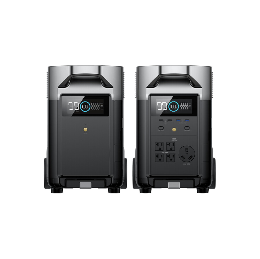 ecoflow delta pro batería adicional inteligente cargador de alternador de 800 w
