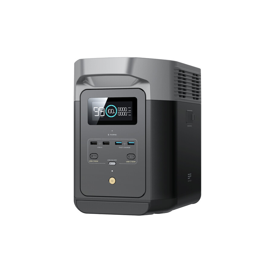 ecoflow delta 2 batería adicional inteligente delta 2 2 paneles solares de 110 w