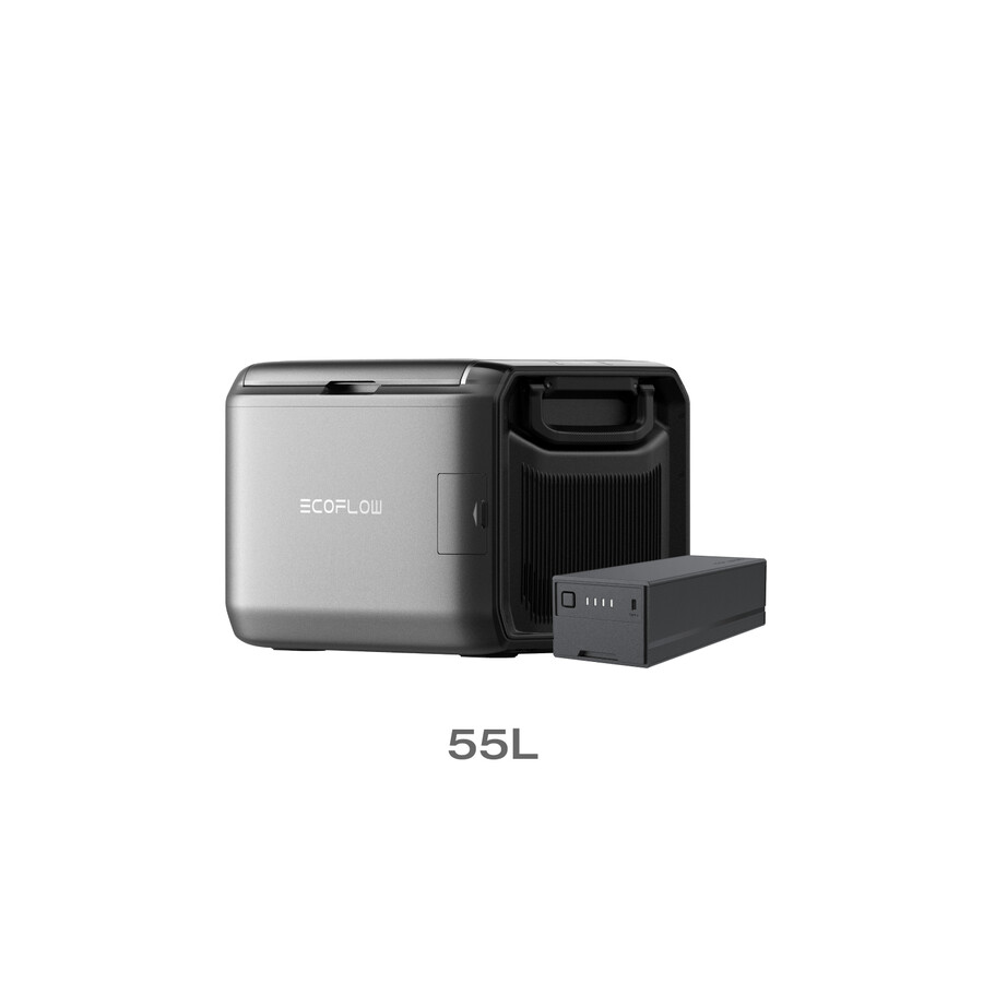 frigorífico-congelador portátil ecoflow glacier de 45 l batería enchufable glacier