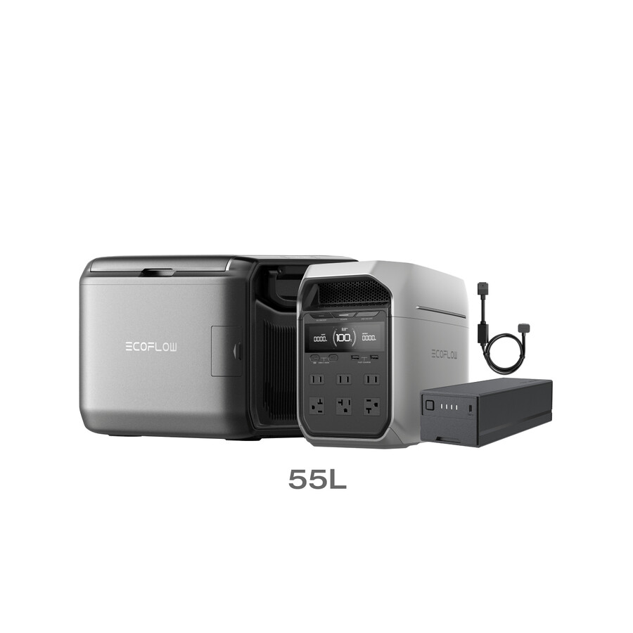 frigorífico-congelador portátil ecoflow glacier de 45 l batería enchufable glacier