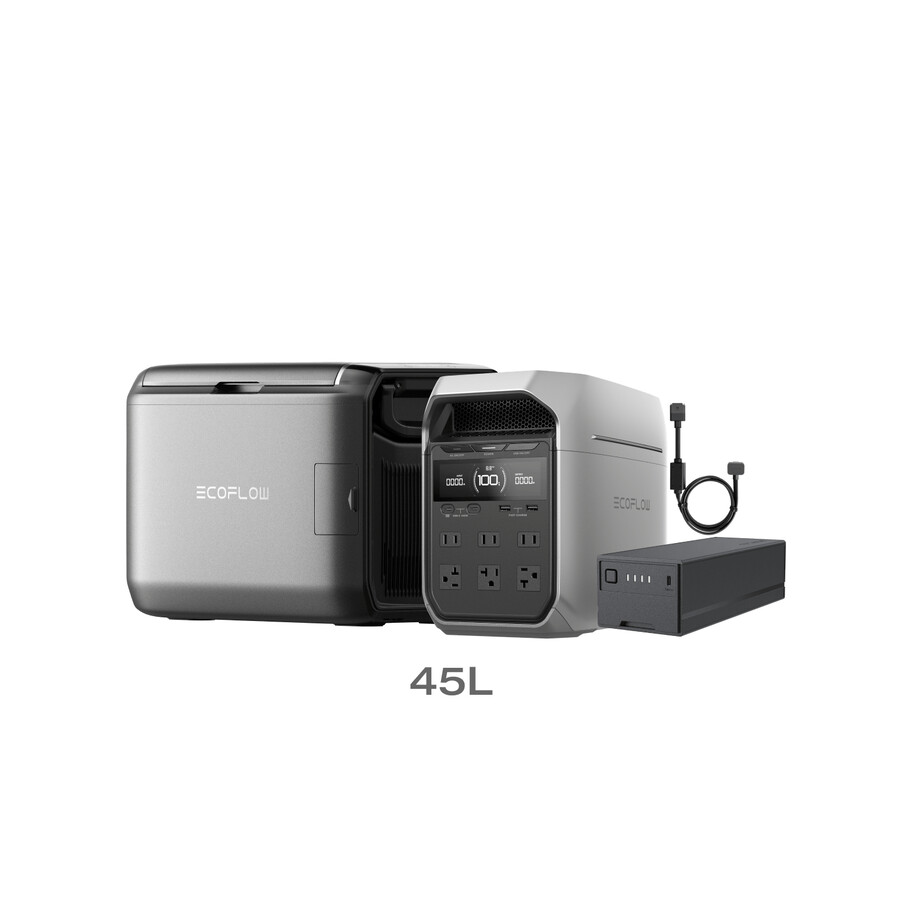 frigorífico-congelador portátil ecoflow glacier de 45 l batería enchufable glacier