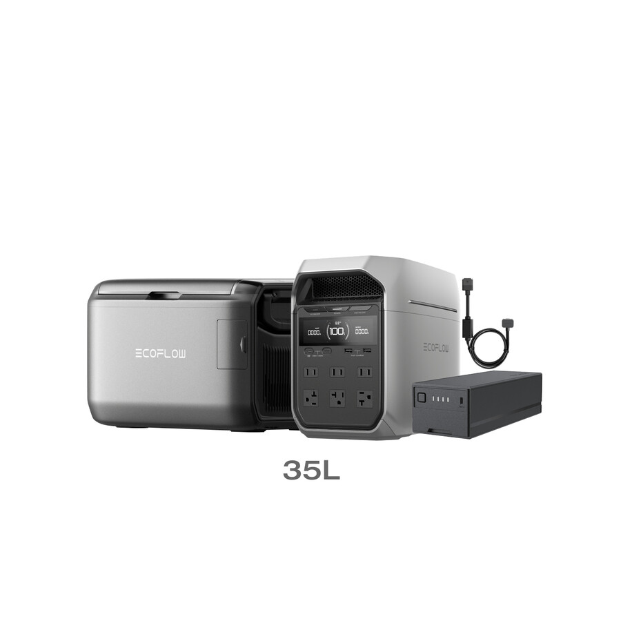 frigorífico-congelador portátil ecoflow glacier de 45 l batería enchufable glacier