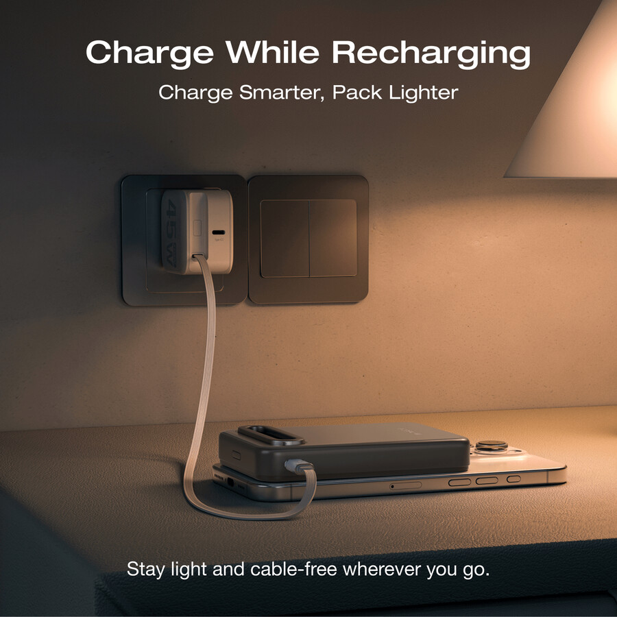 banco de energía magnético ecoflow rapid mag qi2 10 000 mah 15 w
